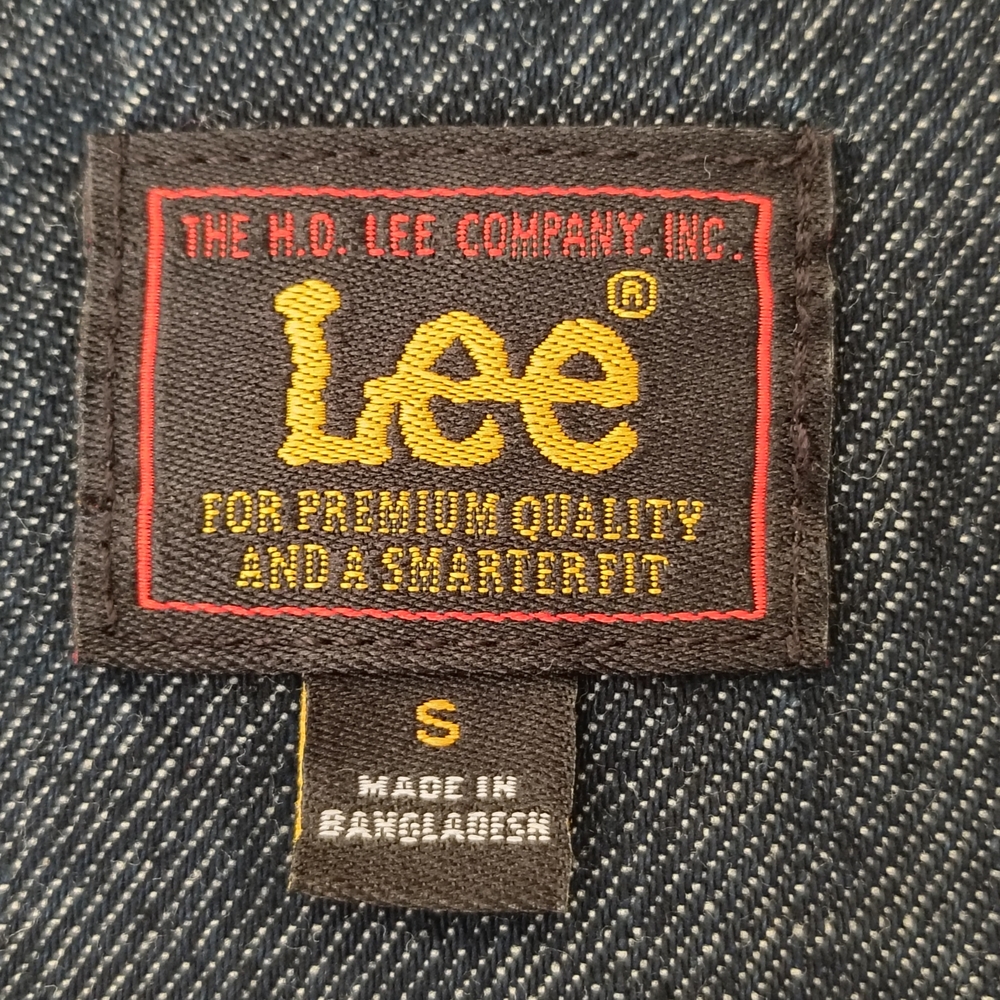 Lee Dark Indigo Denim Button-Up Shirt Dress Size S – Like New - Picture 9 of 9